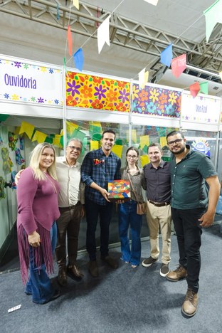 A OGE-PB participa da abertura do 42º Salão do Artesanato Paraibano